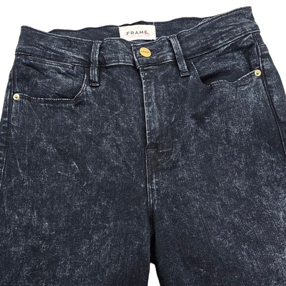 Frame Jeans Women's Size 28 Le High Skinny Dean Acid Wash Ankle High Rise - Picture 5 of 15
